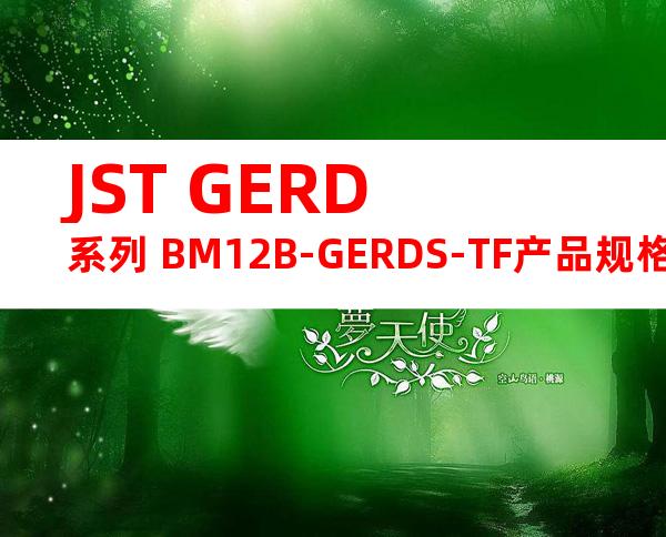 JST GERD系列 BM12B-GERDS-TF产品规格书